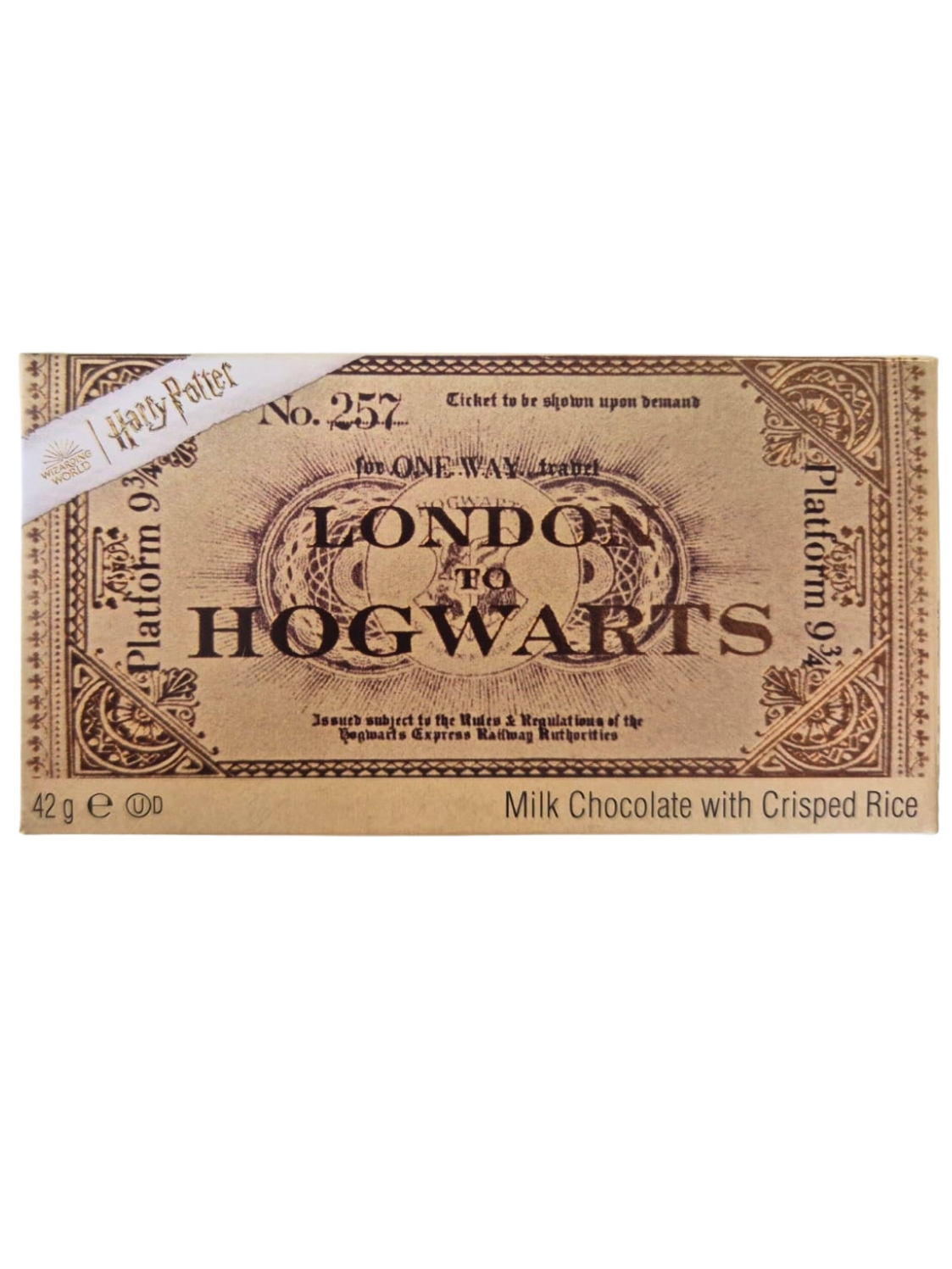 importshop24 Jelly Belly Harry Potter Ticket Schokoladenriegel