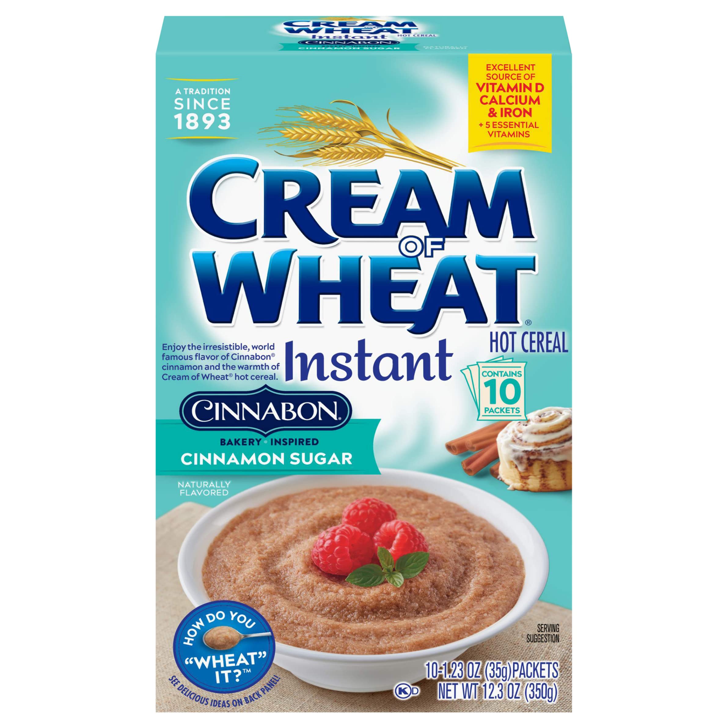 importshop24 Cinnabon Cream of Wheat Instant Hot Cereal 350g - Frühstücksflocken importshop24 Cinnabon Cream of Wheat Instant Hot Cereal 350g - Frühstücksflocken