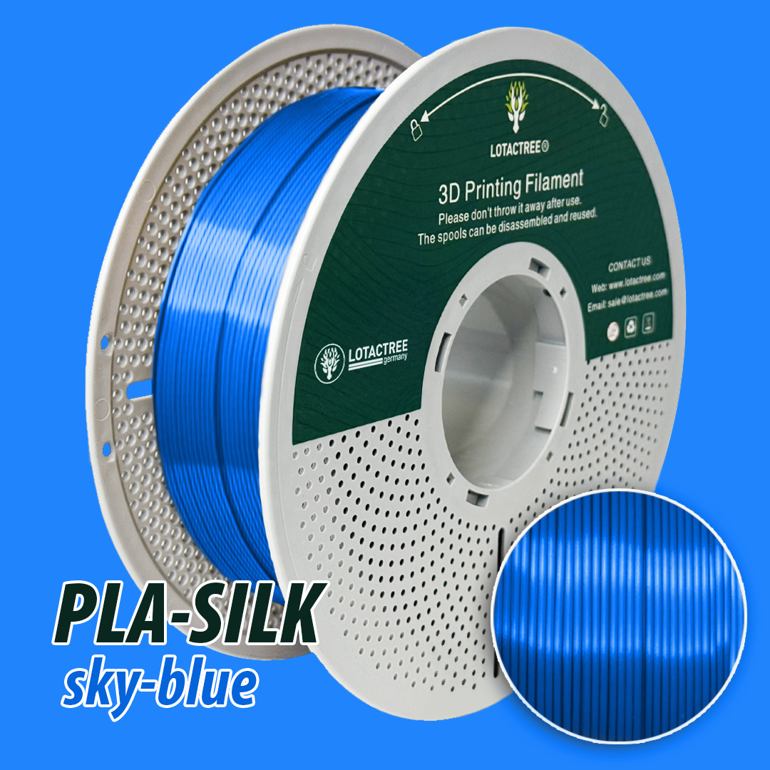 Lotactree Pro Filament PLA-SILK (sky-blue) Lotactree Pro Filament PLA-SILK (sky-blue)