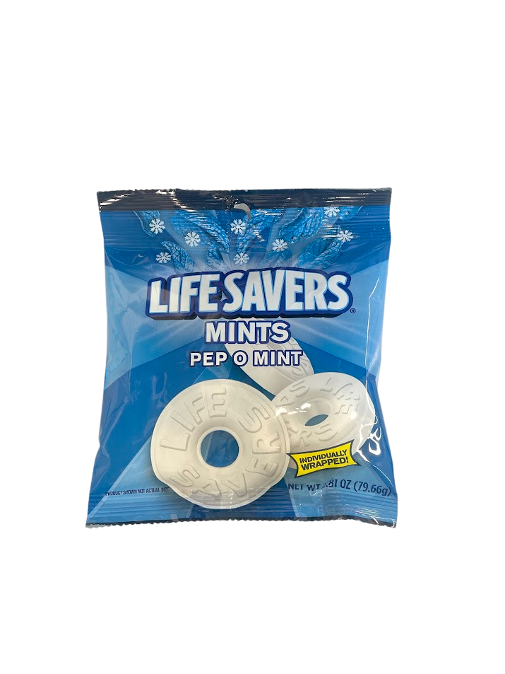 Life Savers Tüte - Mints Pep-O-Mint (79,66g) Lutschbonbons Life Savers Tüte - Mints Pep-O-Mint (79,66g) Lutschbonbons