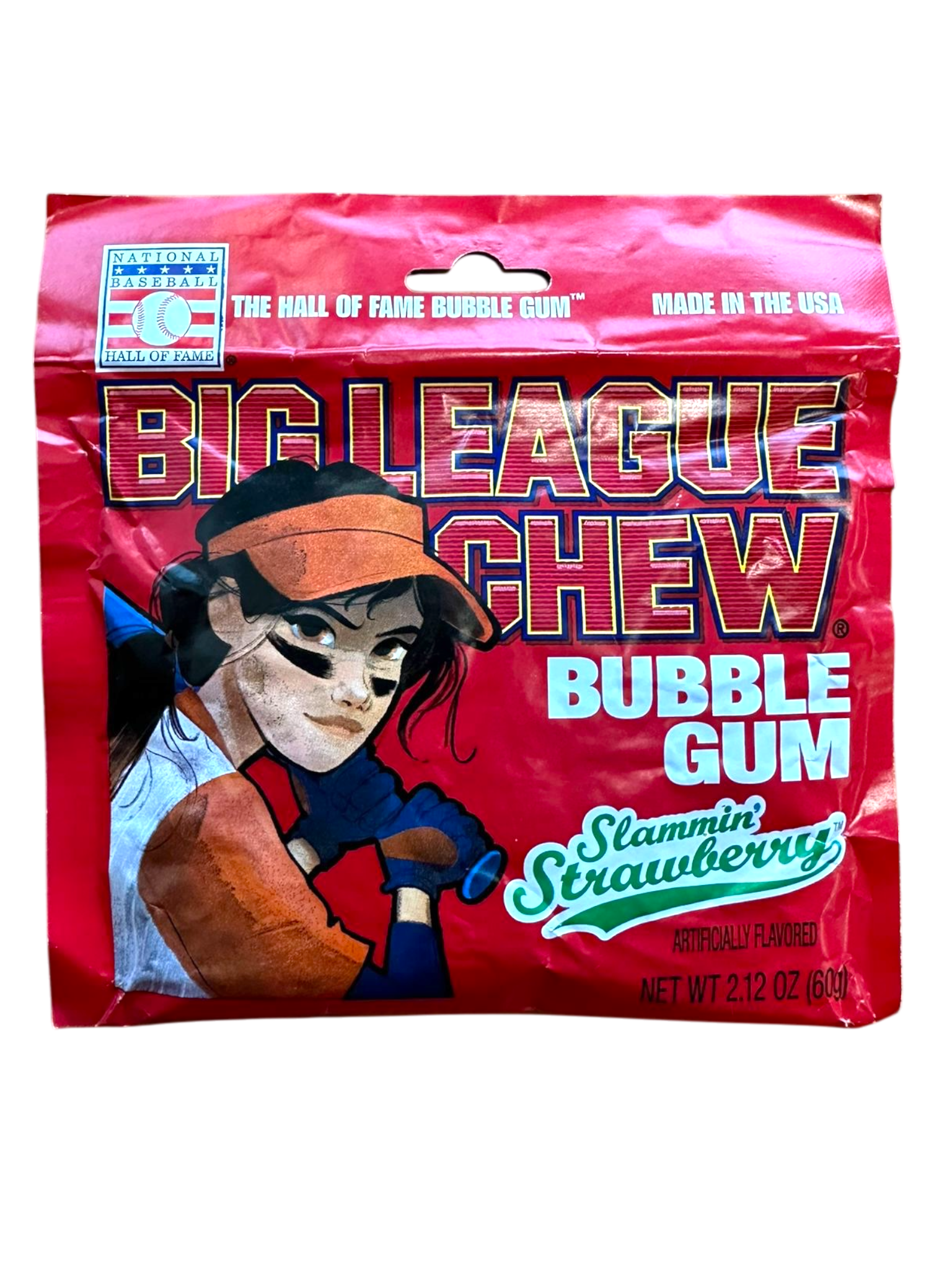 Big League Chew Bubblegum Big Rally Strawberry Kaugummi