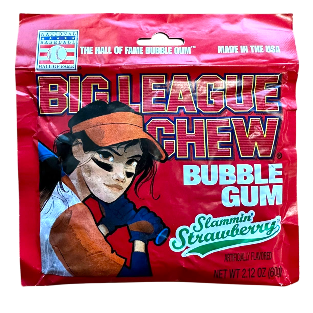 Big League Chew Bubblegum Big Rally Strawberry - Kaugummi Big League Chew Bubblegum Big Rally Strawberry - Kaugummi
