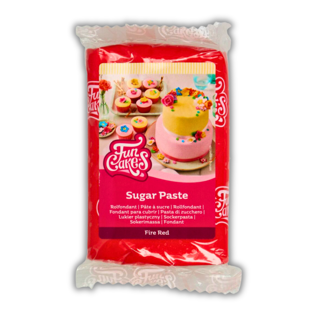Fun Cakes Rollfondant Fire Red