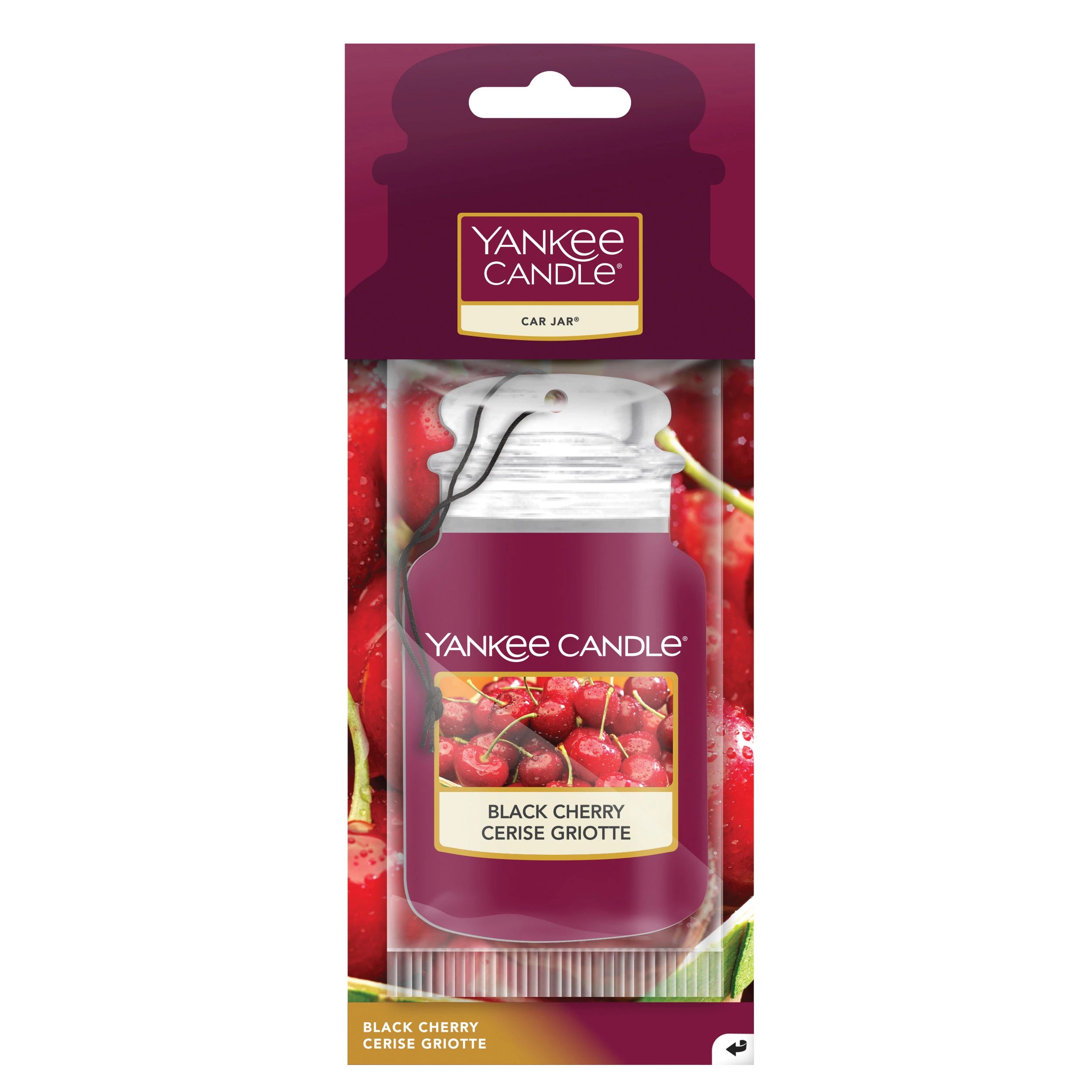 Yankee Candle Car jar Black Cherry - Autodufthänger