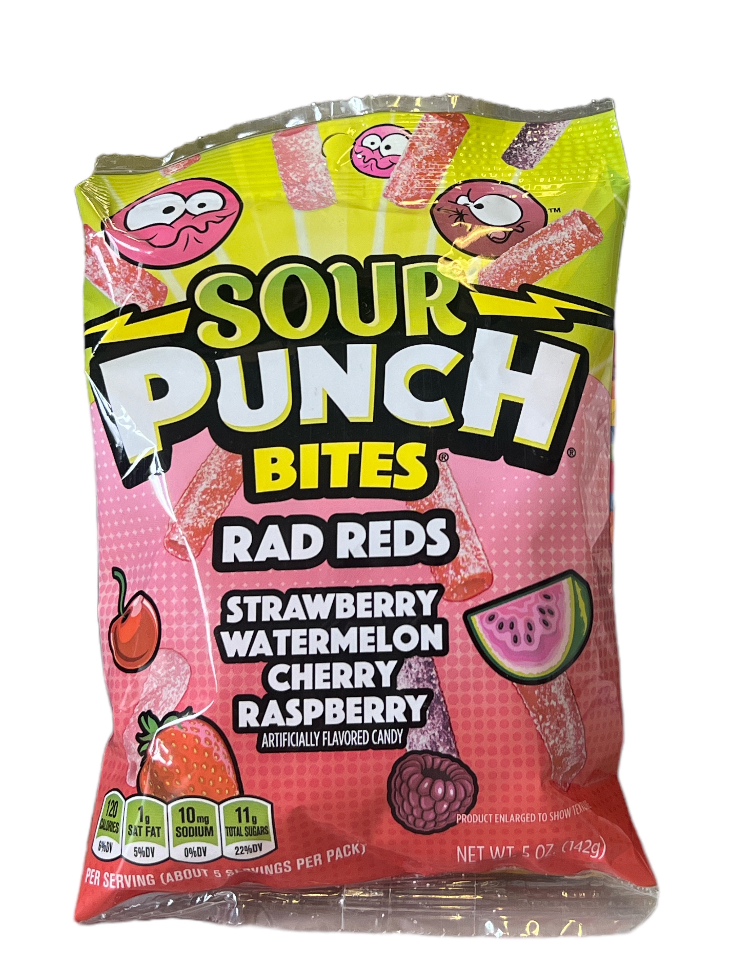 importshop24 Sour Punch Bites Rad Reds Bag 142g - Fruchtgummi importshop24 Sour Punch Bites Rad Reds Bag 142g - Fruchtgummi