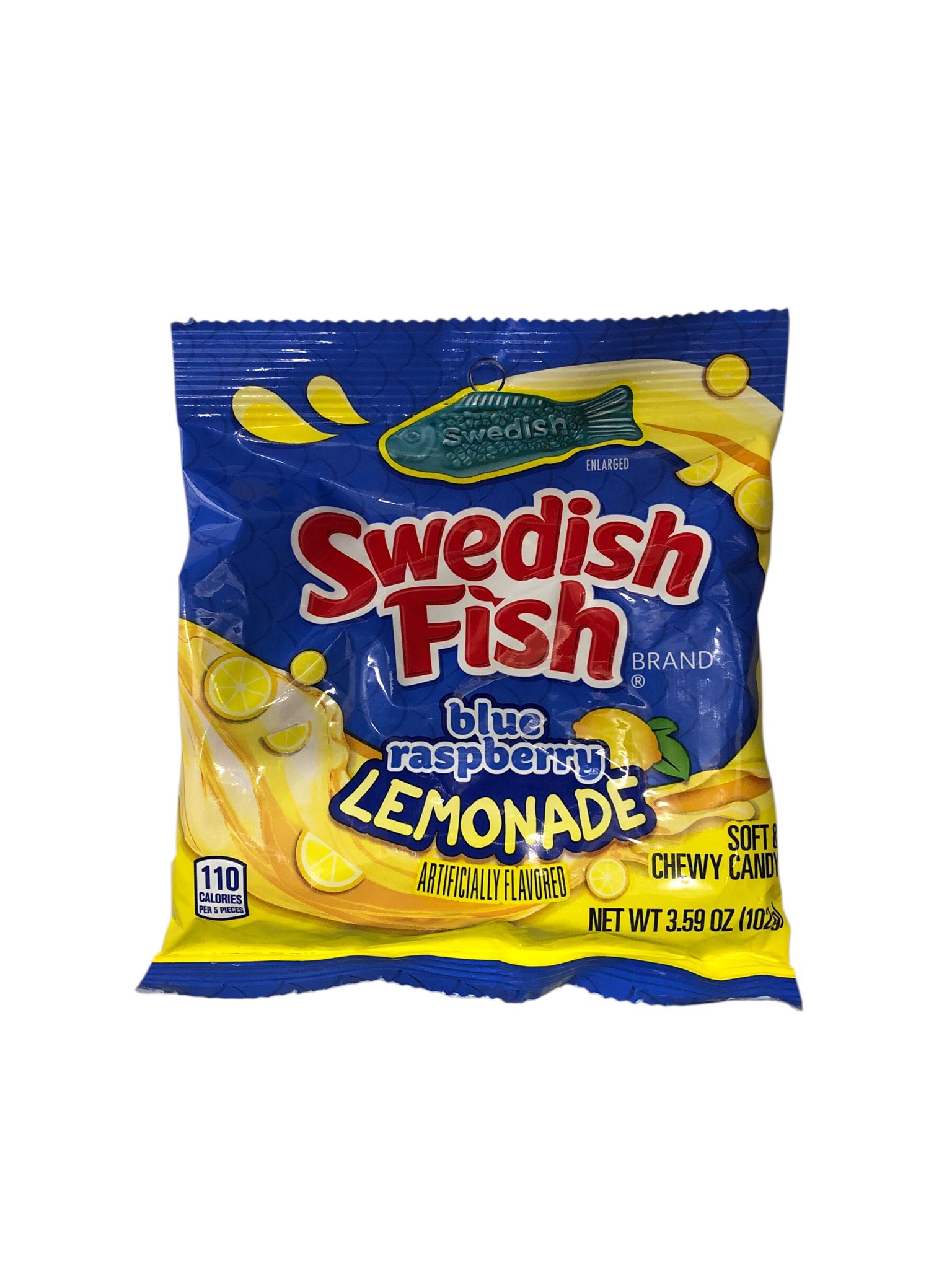 Swedish Fish Blue Raspberry Lemonade 102g - Fruchtgummi Swedish Fish Blue Raspberry Lemonade 102g - Fruchtgummi