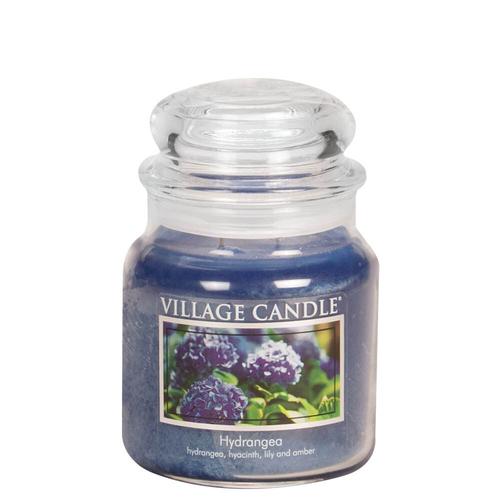Village Candle mittleres Glas Hydrangea - Duftkerze