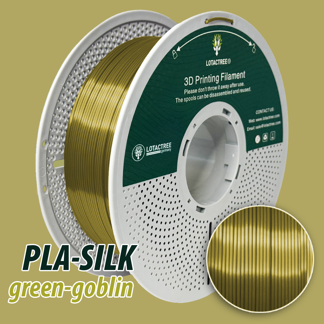 Lotactree Pro Filament PLA-SILK (green-goblin) Lotactree Pro Filament PLA-SILK (green-goblin)