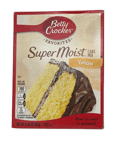 importshop24 Betty Crocker Cake - Supermoist Yellow  Backmischung