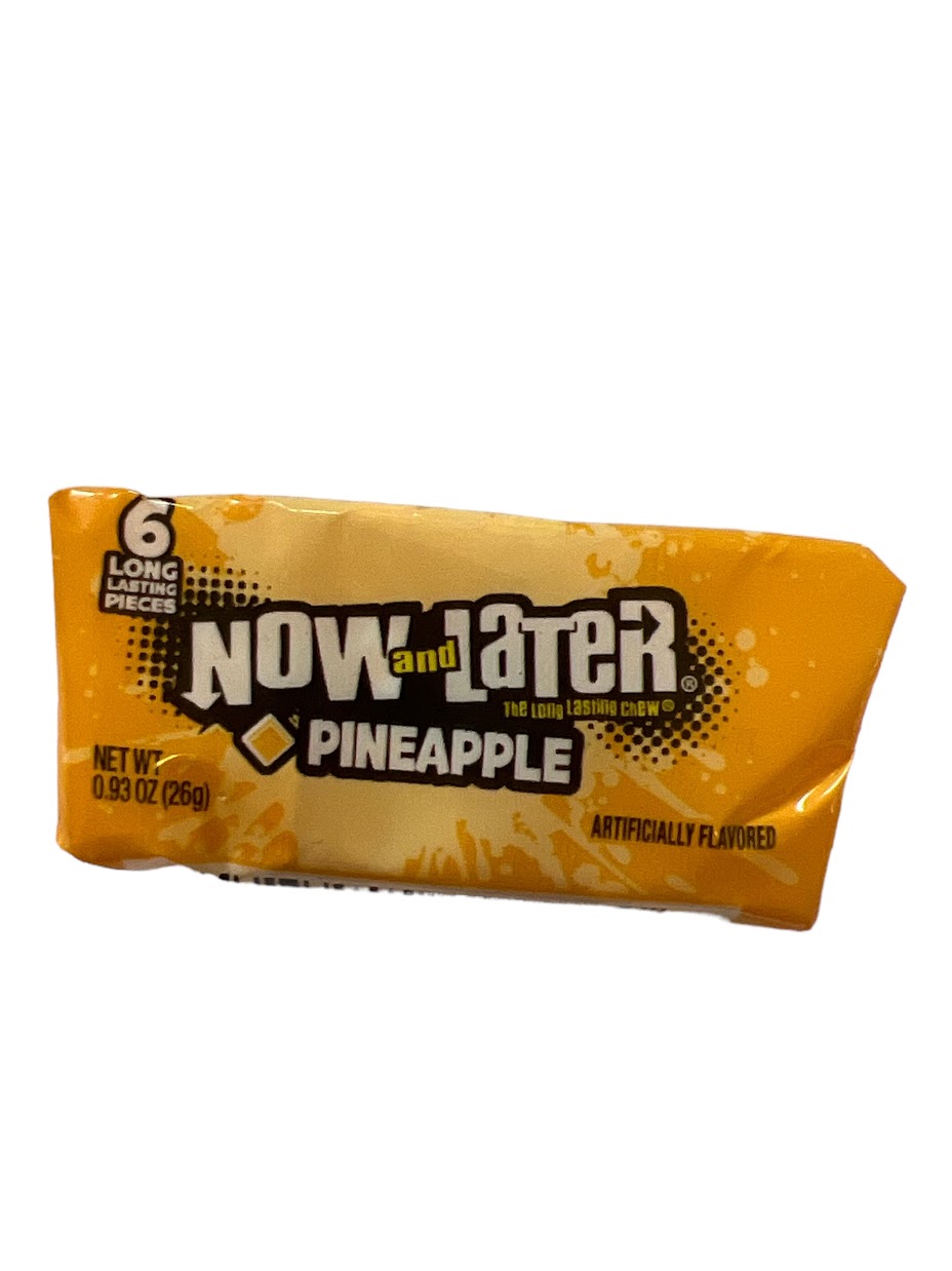 importshop24 Now and Later Pineapple / Ananas Kaubonbon 26g importshop24 Now and Later Pineapple / Ananas Kaubonbon 26g