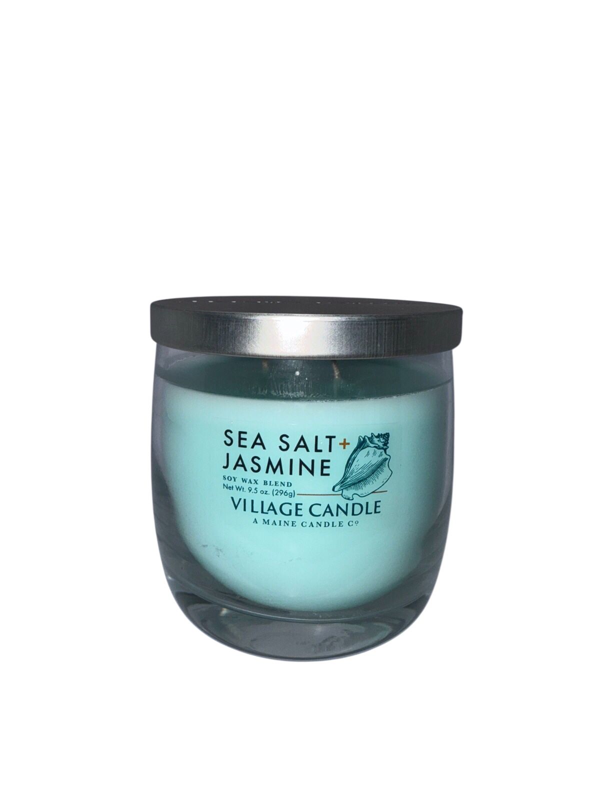 Village Candle Wild Light Bowl Sea Salt & Jasmine (296g) - Duftkerze