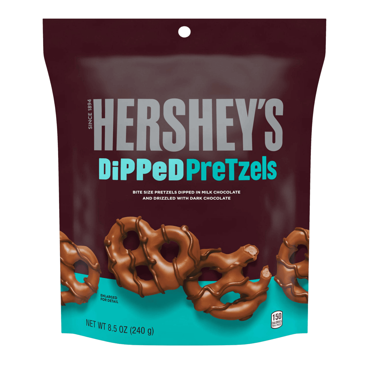 Hershey's Milk Chocolate Dipped Pretzels 240g - Schokobrezeln