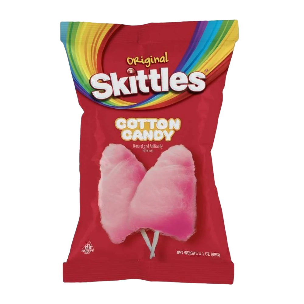 importshop24 Skittles Cotton Candy - Zuckerwatte