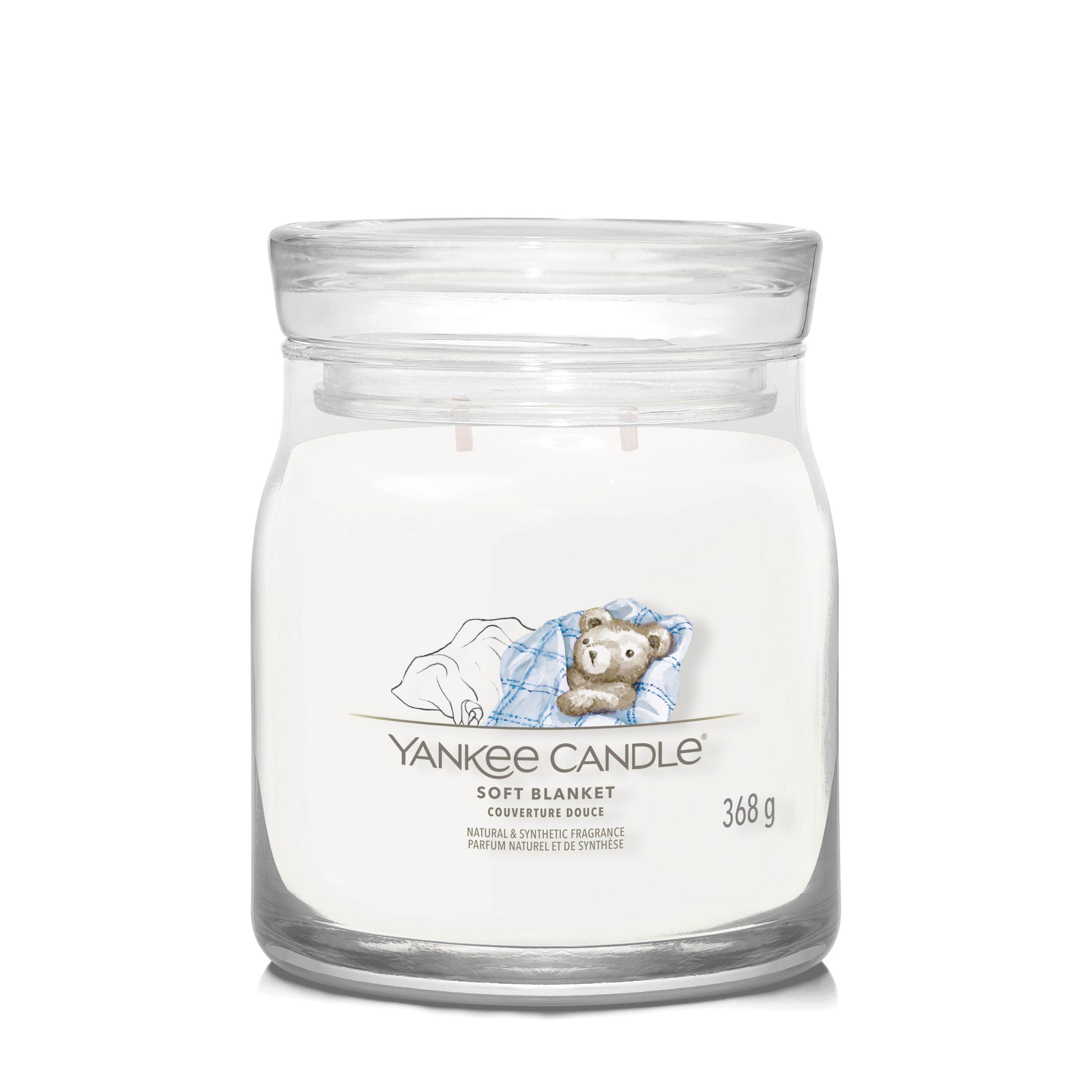Yankee Candle mittleres Glas Soft Blanket - Duftkerze
