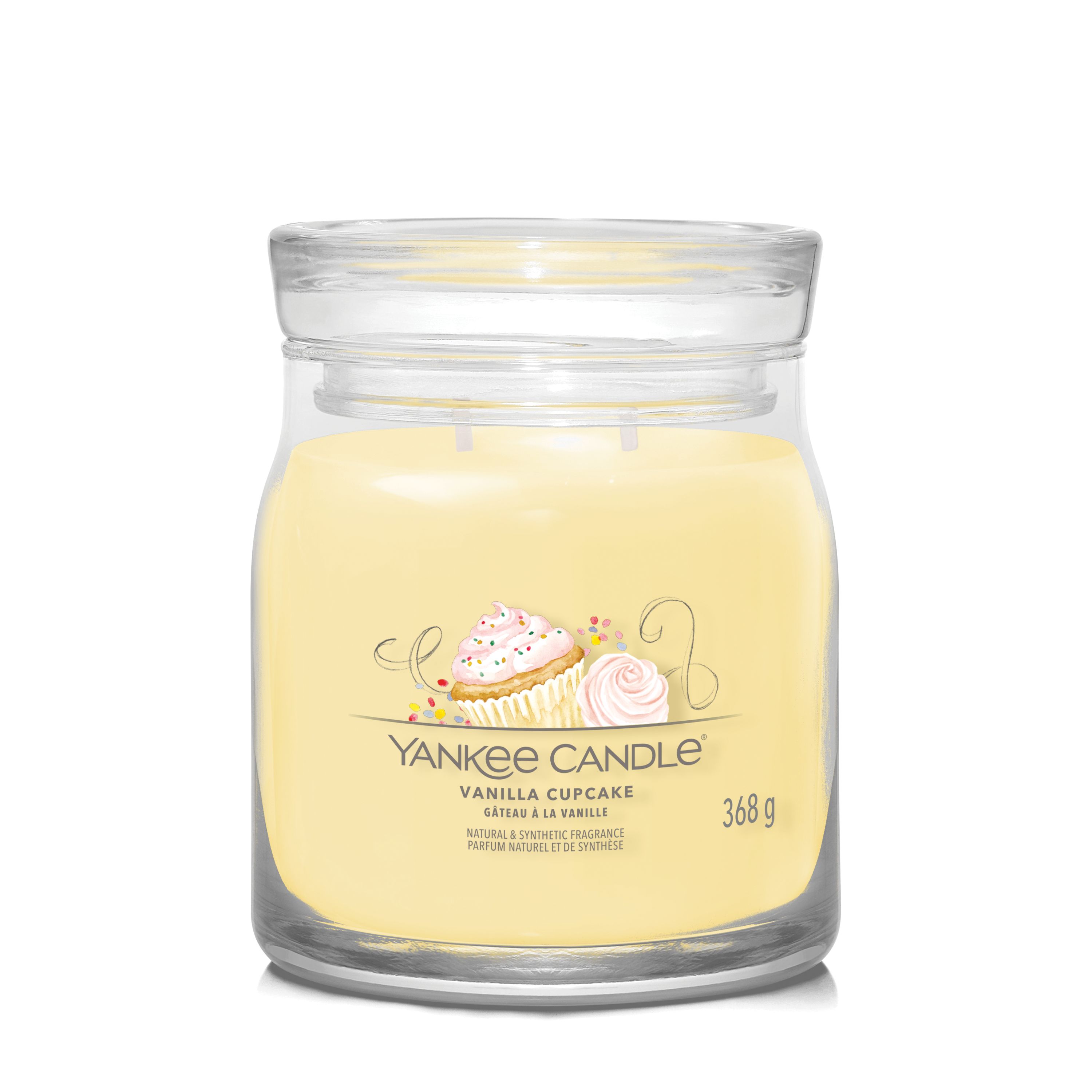 Yankee Candle mittleres Glas Vanilla Cupcake - Duftkerze