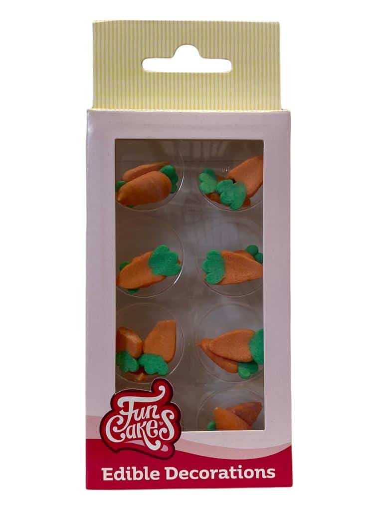 importshop24 Fun Cakes Edible Zuckermöhren Deco