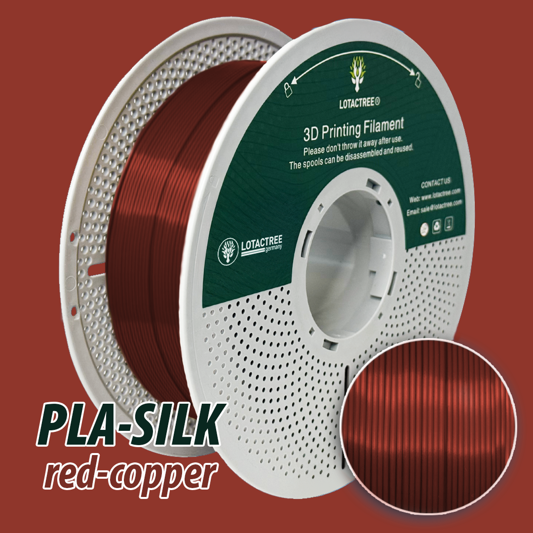 Lotactree Pro Filament PLA-SILK (red-copper) Lotactree Pro Filament PLA-SILK (red-copper)