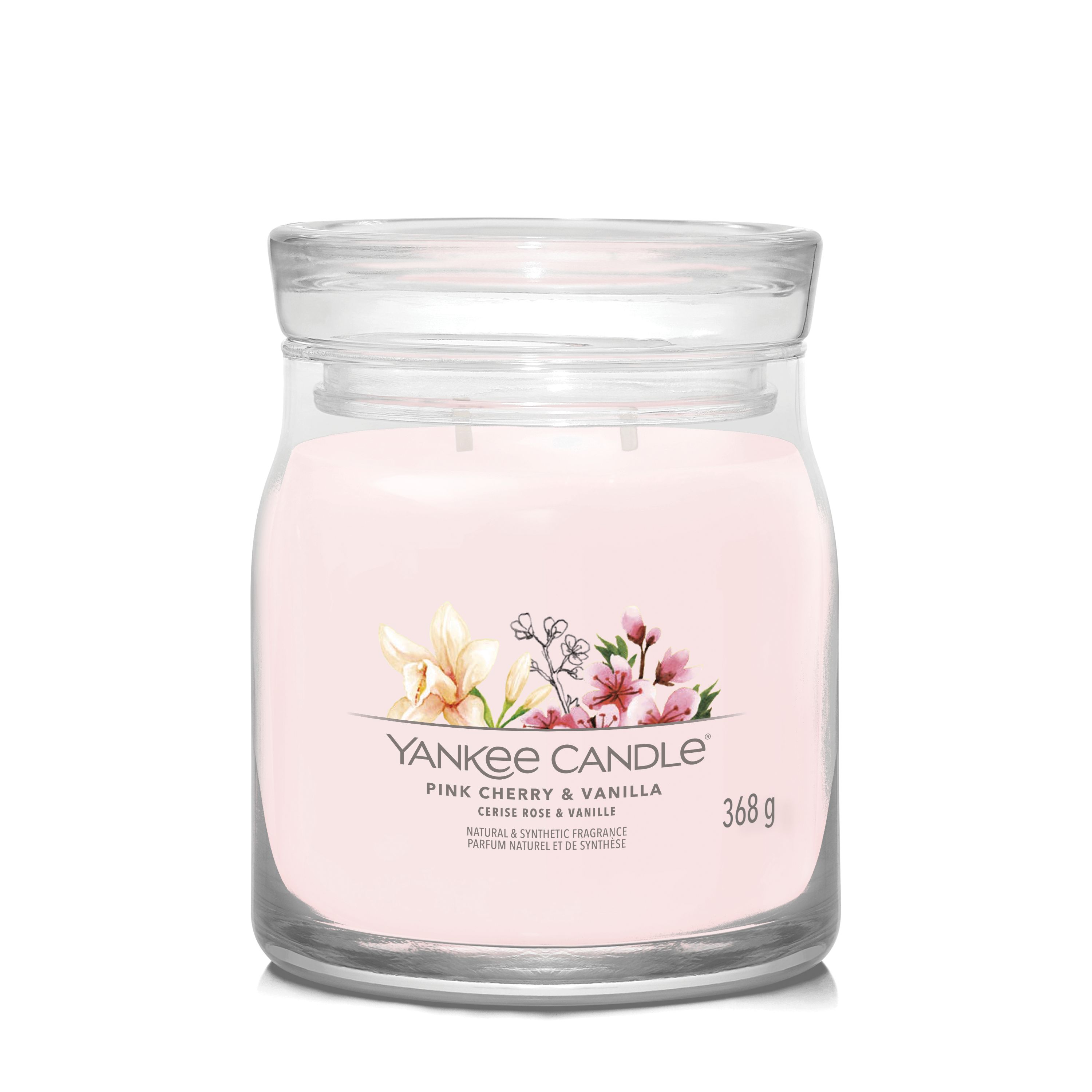 Yankee Candle mittleres Glas Pink Cherry Vanilla - Duftkerze Yankee Candle mittleres Glas Pink Cherry Vanilla - Duftkerze