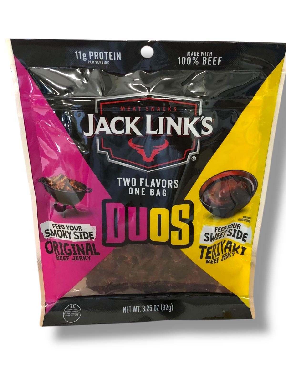Jack Links Duos Original+Teriyaki Beef Jerky Trockenfleisch Jack Links Duos Original+Teriyaki Beef Jerky Trockenfleisch