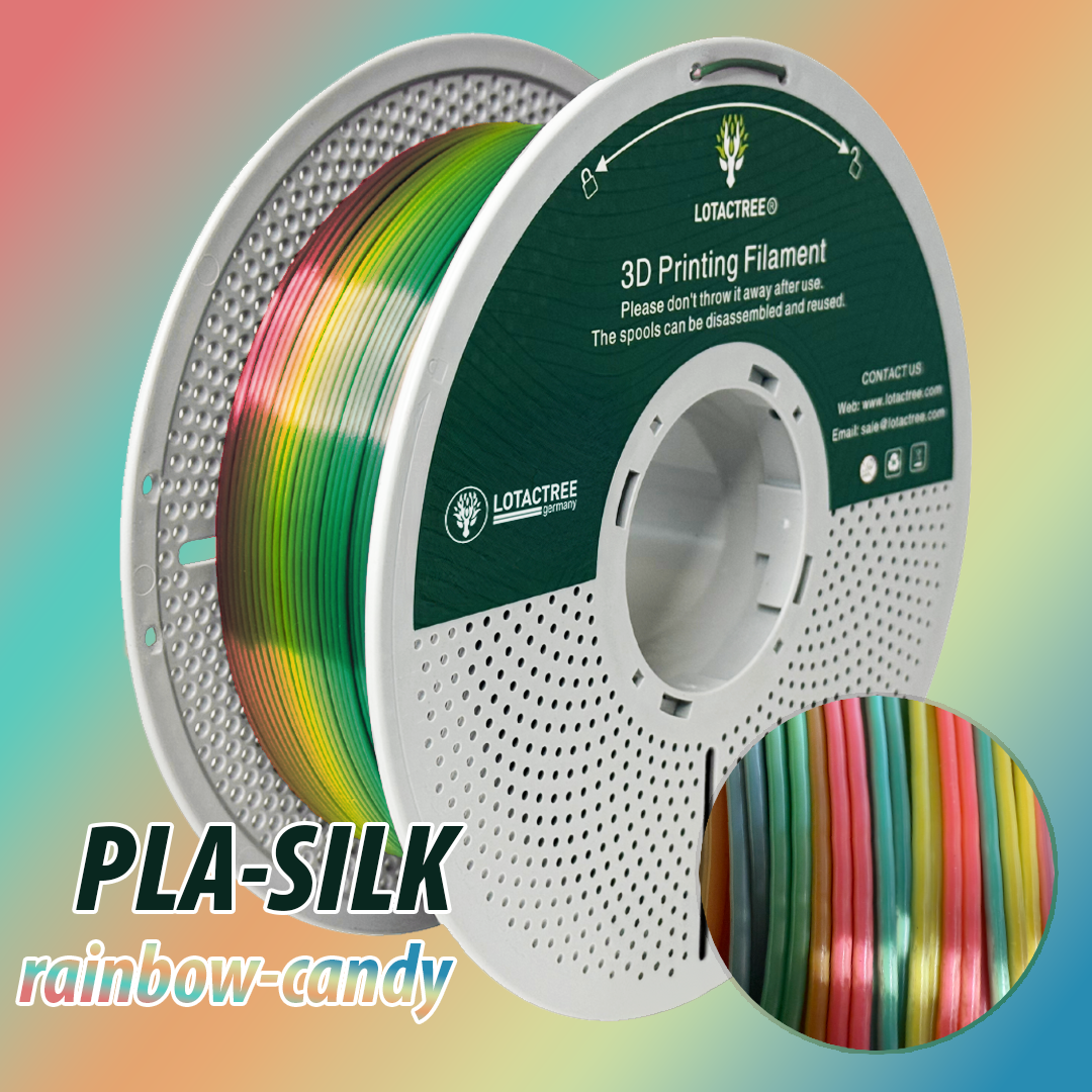 Lotactree Pro Filament PLA-SILK RAINBOW (candy) Lotactree Pro Filament PLA-SILK RAINBOW (candy)