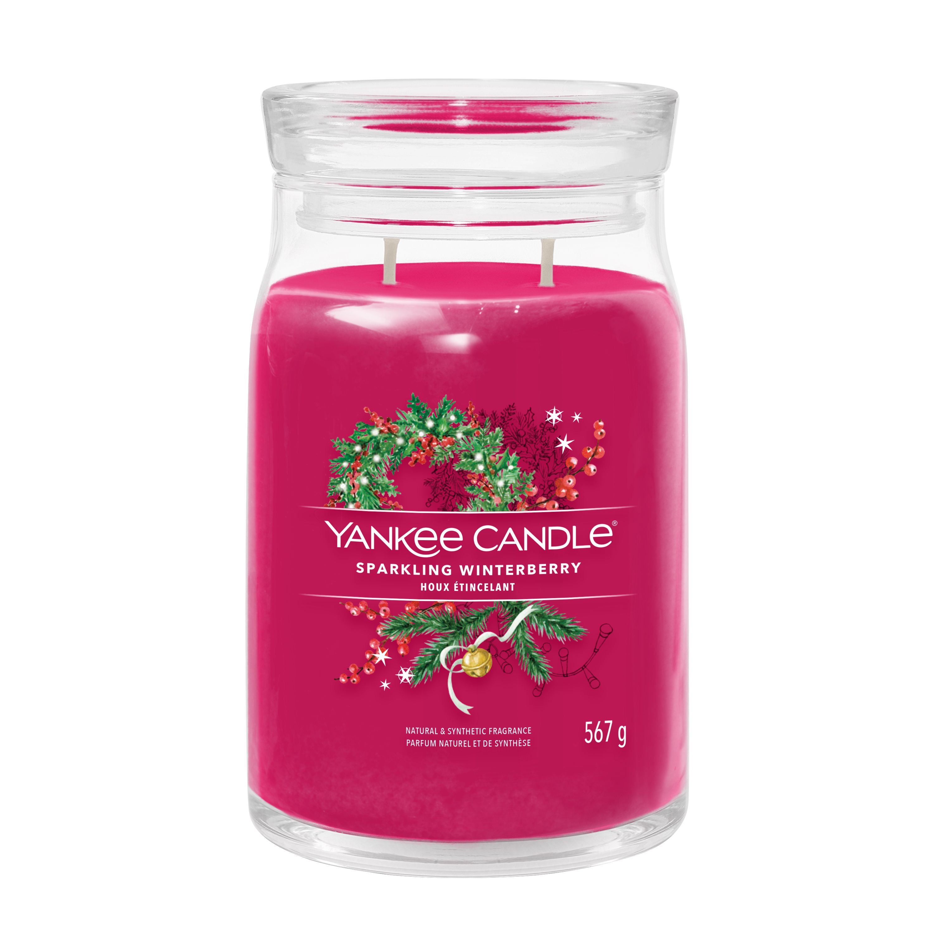 Yankee Candle großes Glas Sparkling Winterberry - Duftkerze Yankee Candle großes Glas Sparkling Winterberry - Duftkerze
