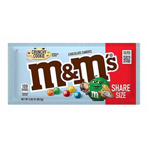 M&M Crunchy Cookie - Schokolinsen M&M Crunchy Cookie - Schokolinsen