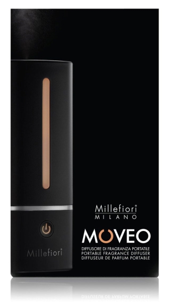 Millefiori Moveo Ultraschall Diffusor Schwarz - Tragbarer Duftspender Millefiori Moveo Ultraschall Diffusor Schwarz - Tragbarer Duftspender
