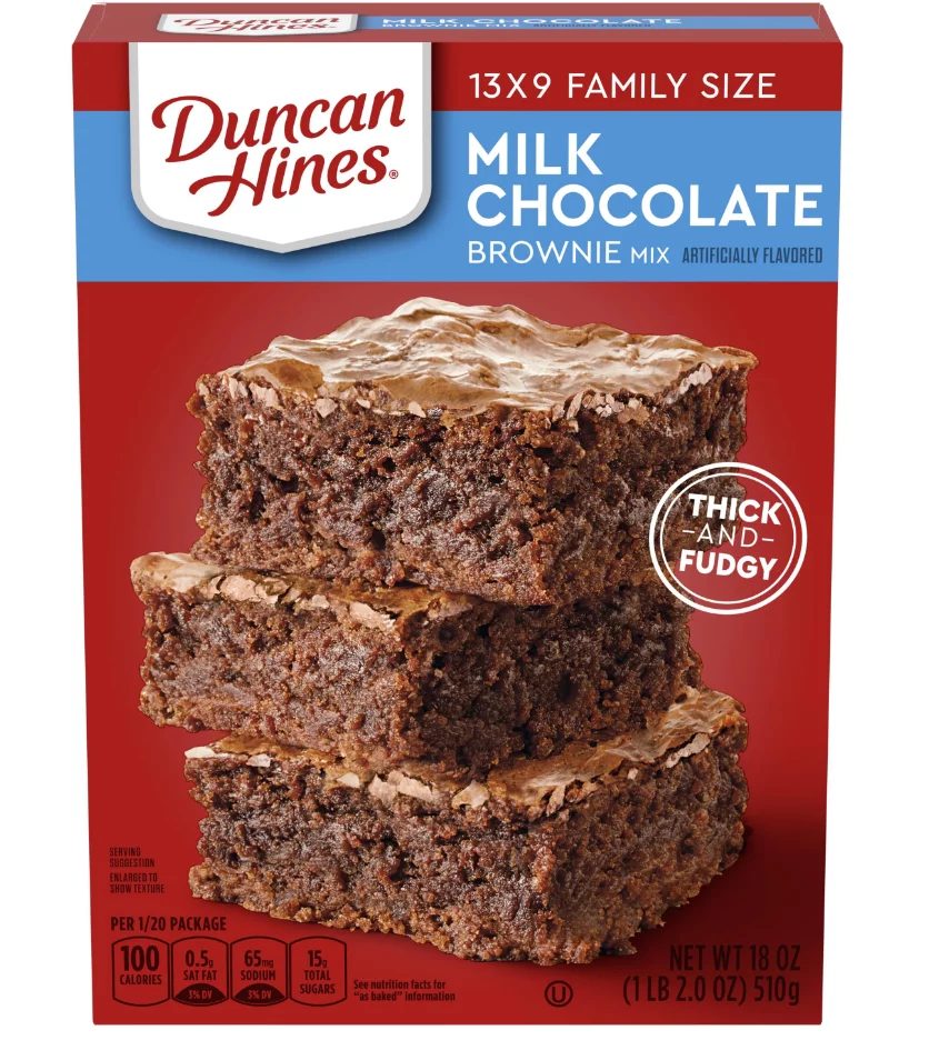 Duncan Hines Milk Chocolate Brownie Mix - Backmischung Duncan Hines Milk Chocolate Brownie Mix - Backmischung