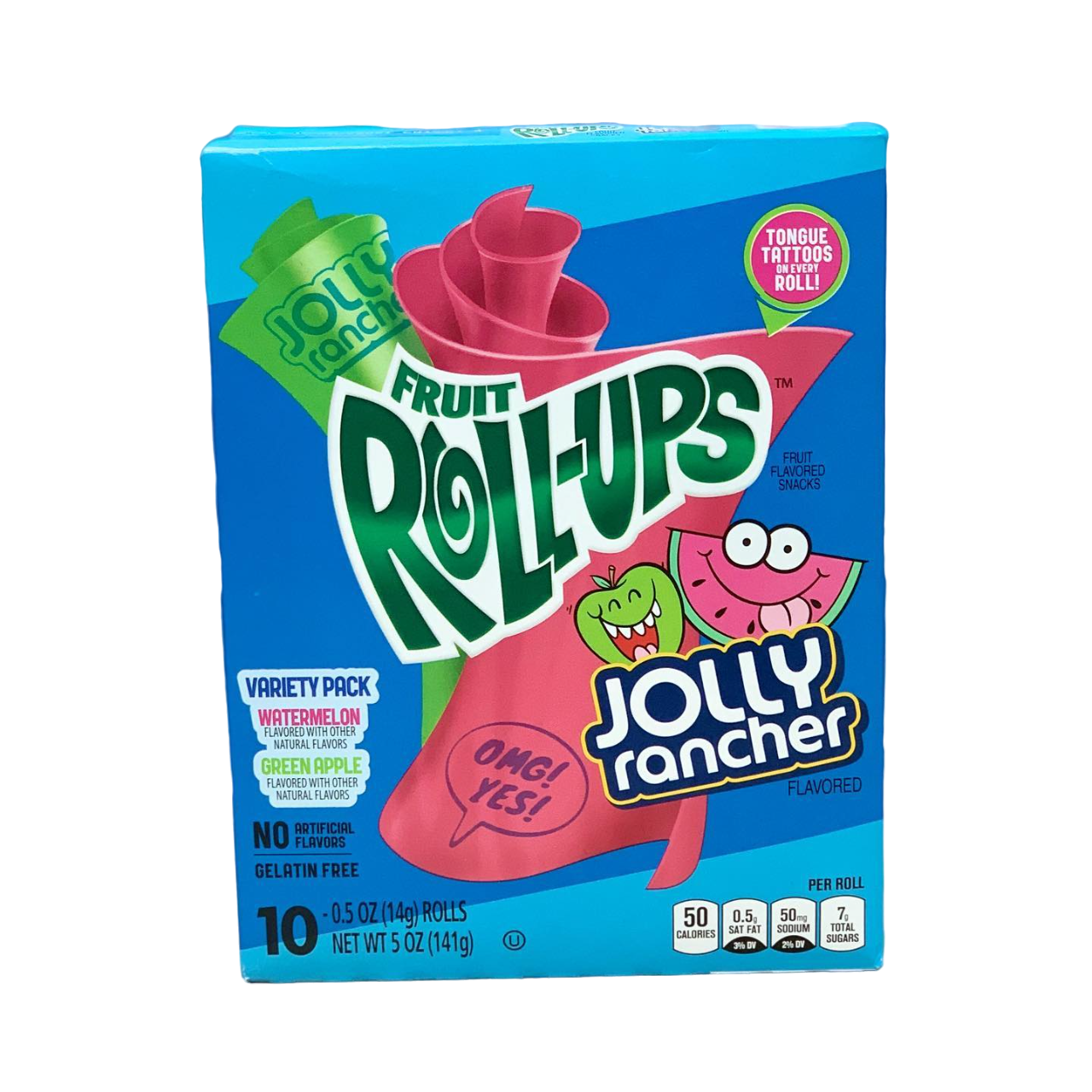 importshop24 BC Fruit Roll Ups Jolly Rancher - Kaustreifen