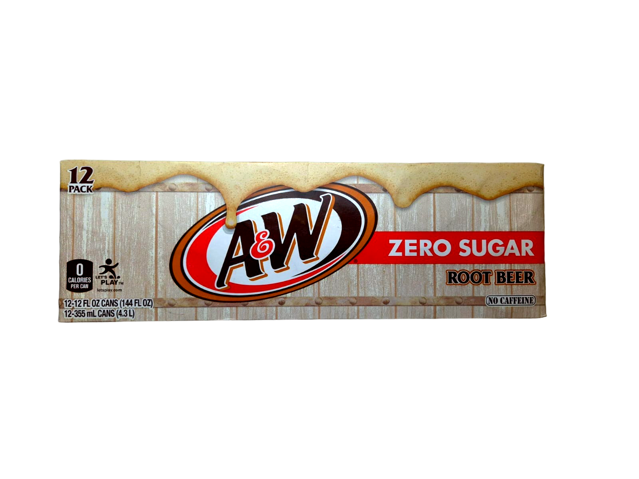 importshop24 A&W Root Beer Zero  Erfischungsgetränk