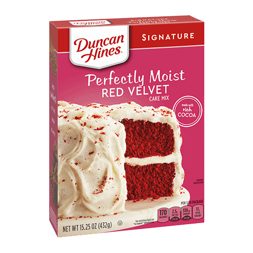 importshop24 Duncan Hines Perfectly Moist Cake Mix - Red Velvet Backmischung importshop24 Duncan Hines Perfectly Moist Cake Mix - Red Velvet Backmischung