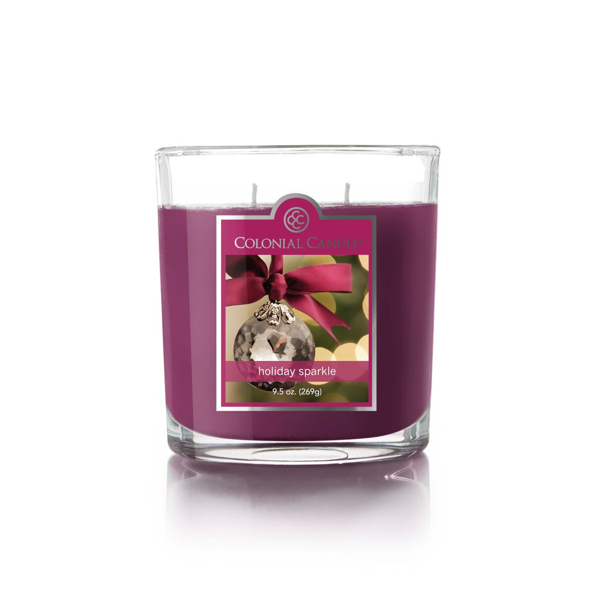Colonial Oval Holiday Sparkle - Duftkerze