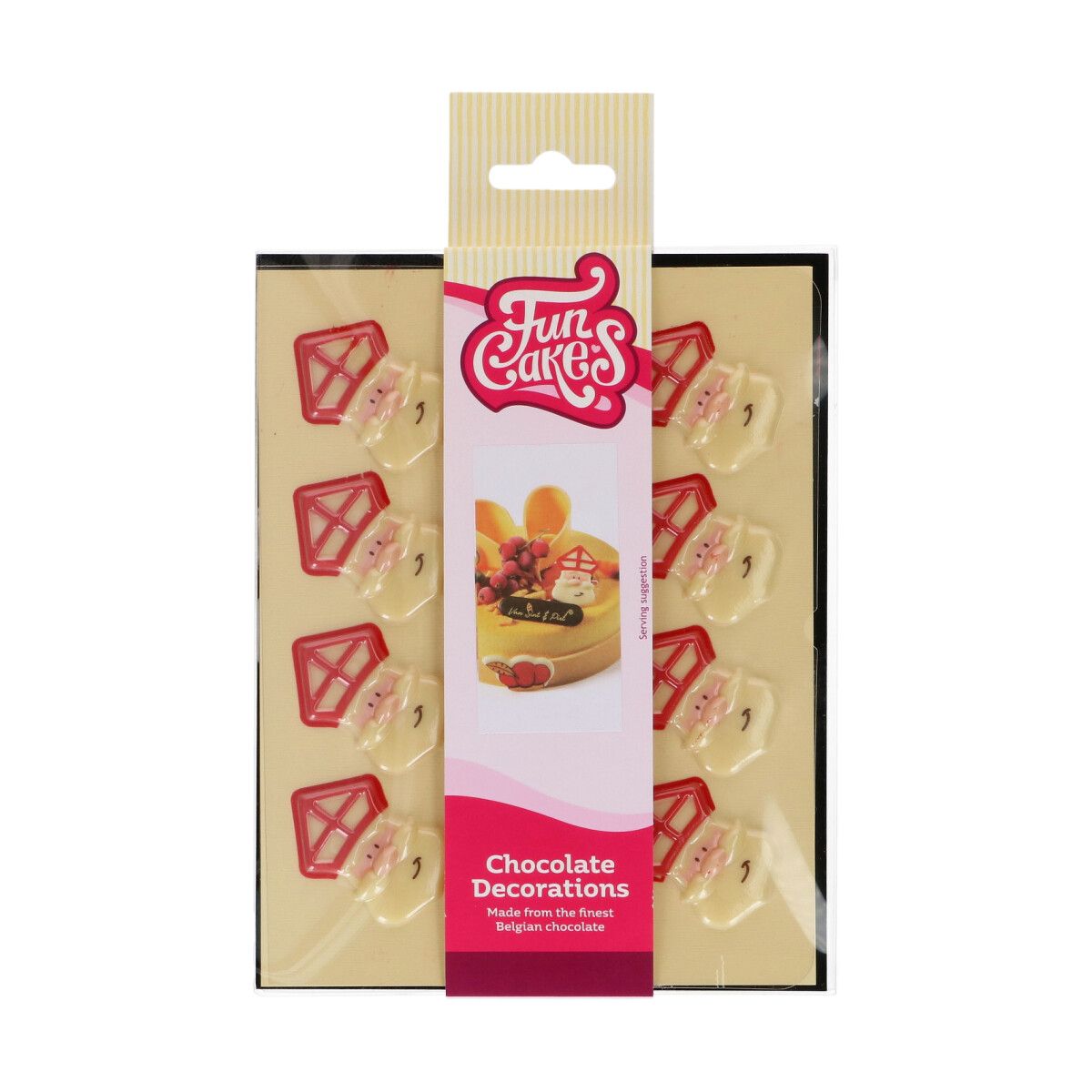 Fun Cakes Chocolate Decoration Nikolaus