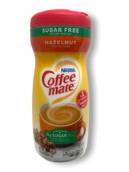 Coffeemate Hazelnut Sugar Free Creamer