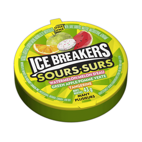 Ice Breakers Sour Mints Fruits Bonbons