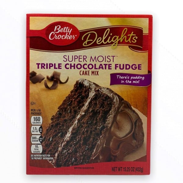 Betty Crocker Cake Triple Chocolate Fudge