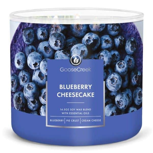 Goose Creek Candle Mittleresglas Blueberry Cheesecake