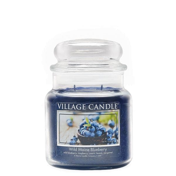 Village Candle Mittleresglas Wild Maine Blueberry