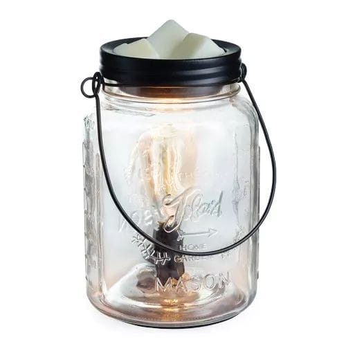 Candle Warmers elektrische Duftlampe Mason Jar Edison Bulb aus Glas