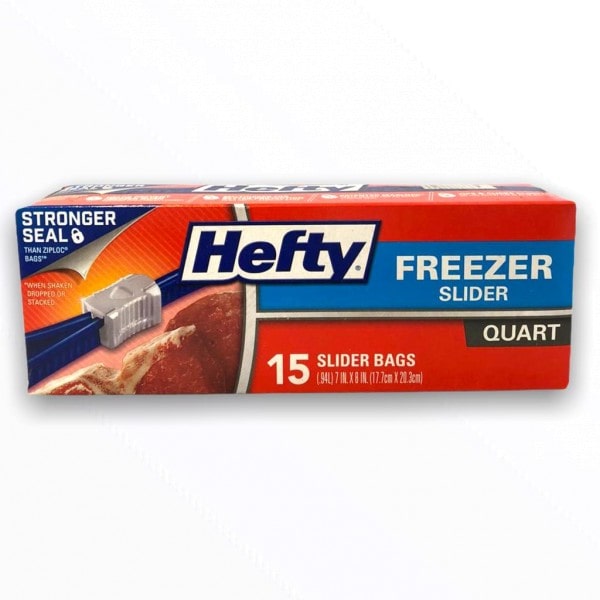 Hefty Freezer Slider Quart 15 Stk.