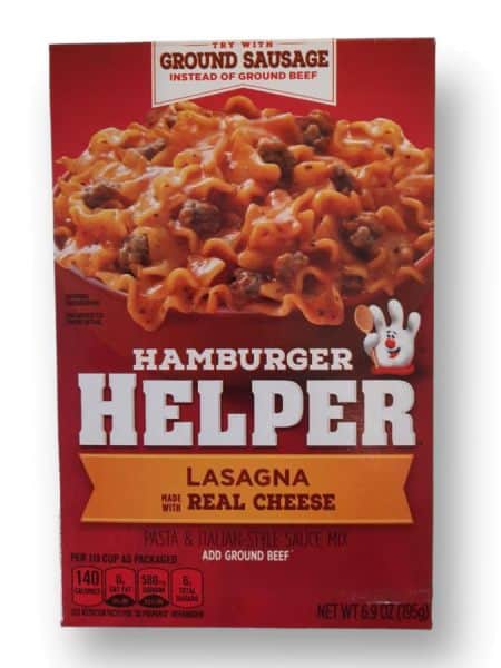 BC Hamburger Helper Lasagna Real Cheese Fertiggericht