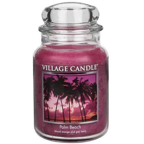 Village Candle Großes Glas Palm Beach