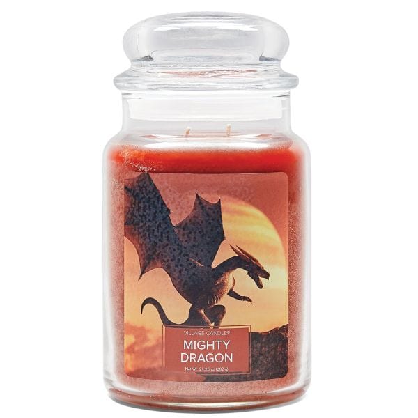 Village Candle Großes Glas Mighty Dragon