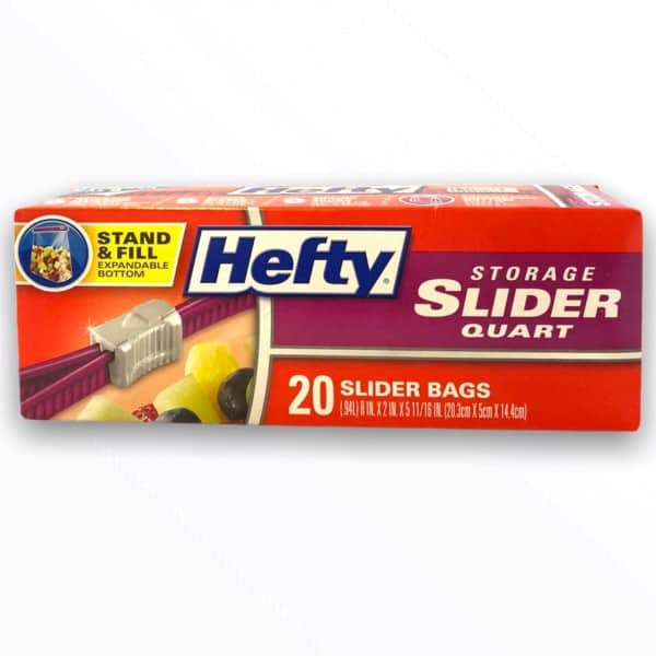 Hefty Storage Slider Quart 20 Stk.