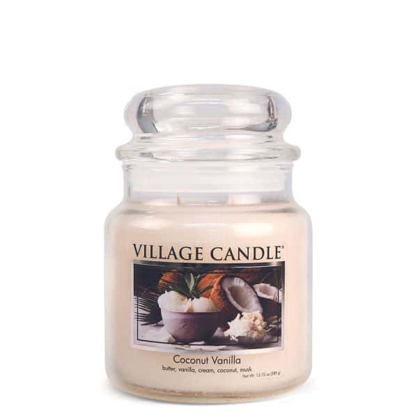 Village Candle Mittleres Glas Coconut Vanilla