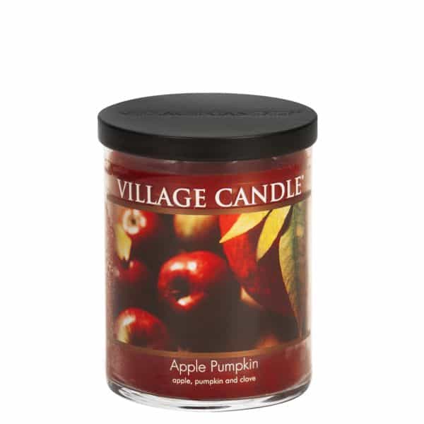 Village Candle Tumbler Mittleresglas Apple Pumpkin
