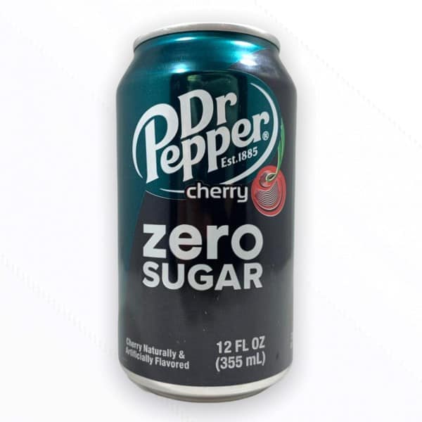 Dr Pepper Cherry Zero Sugar Erfrischungsgetränk (Dose) 355 ml.