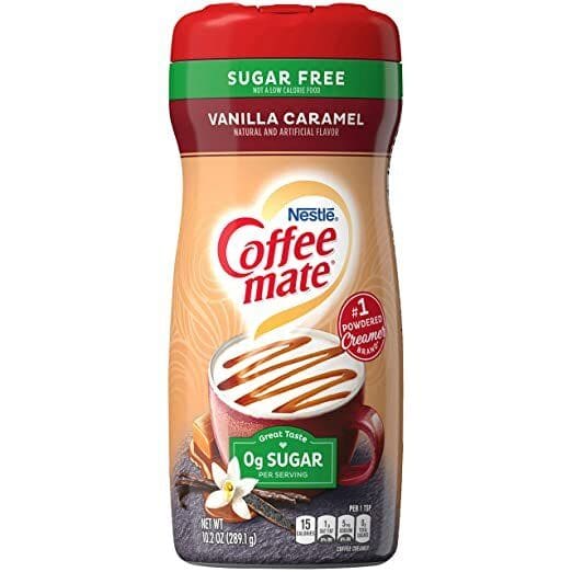 Nestle Coffeemate Vanilla Caramel Zuckerfrei Kaffeeweisser