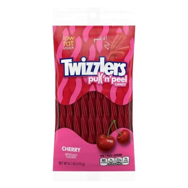 Twizzlers Pull-n-Peel Cherry - Kaustangen