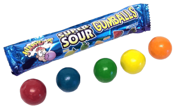 Warheads Super Sour Bubble Gum Balls - Kaugummi